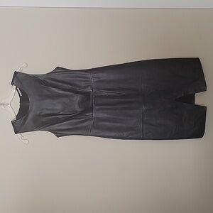 HALOGEN LEATHER SNEATH DRESS SIZE 6